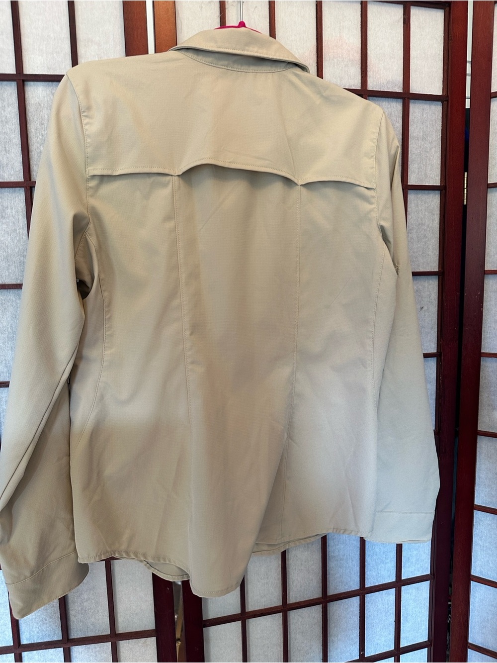 REI Light Beige Utility Button-Front Jacket - Picture 9 of 9